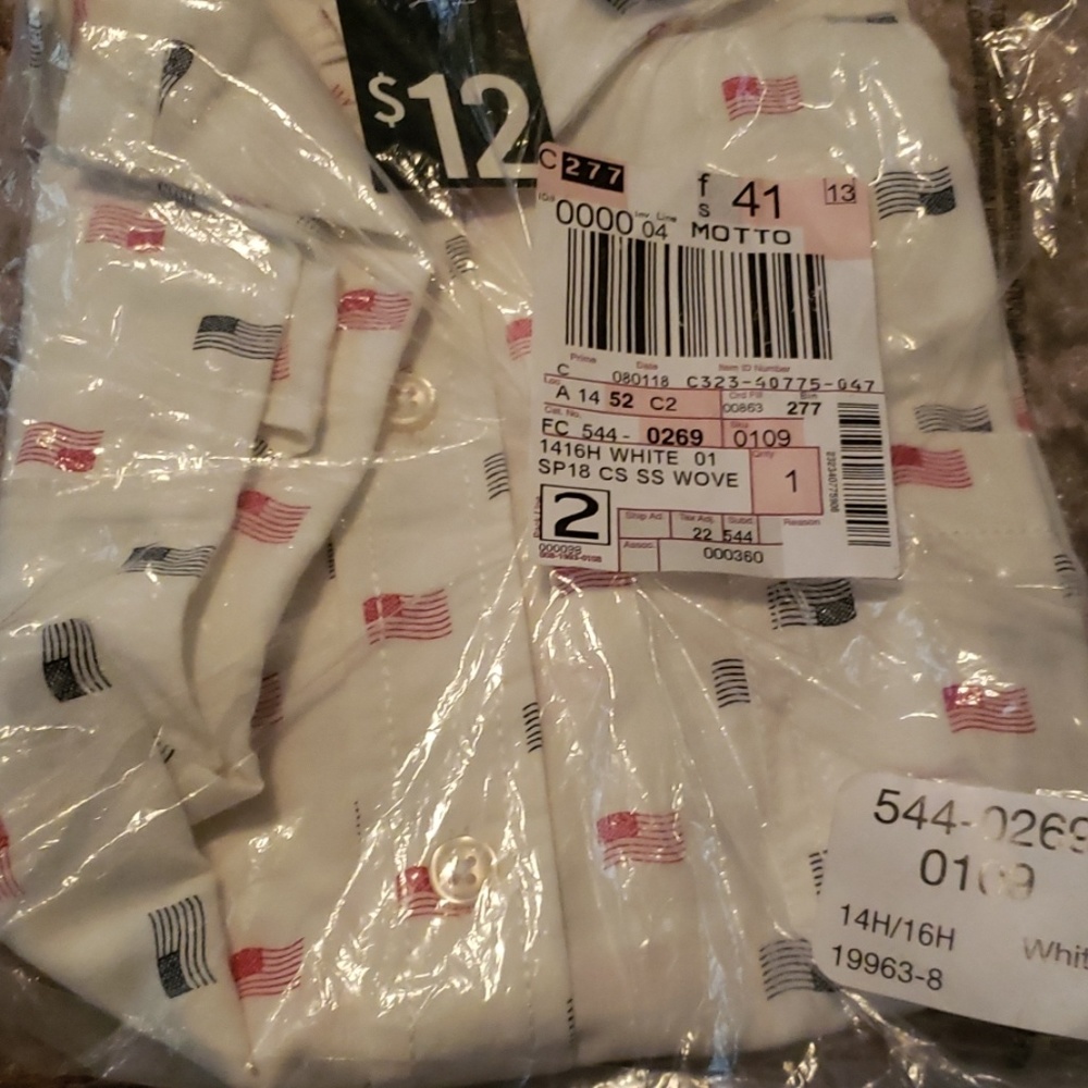 14/16 Husky NWT Button down shirt